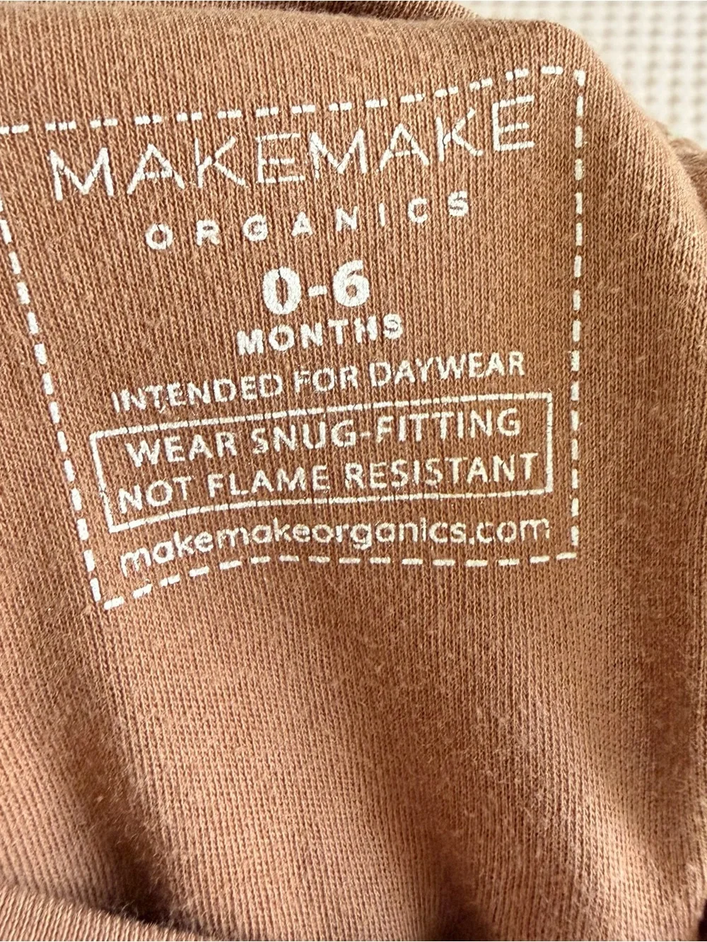 ✨MakeMake Organics 100% Organic Cotton Ruffle Dress 0-6 months
